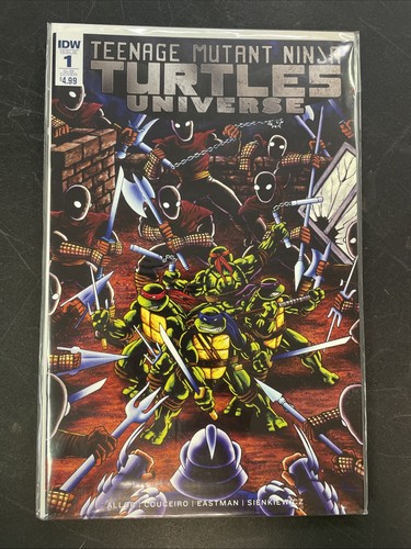 Teenage Mutant Ninja Turtles Universe #1 2 3 4 5 Eastman Laird IDW 2016 Run 1-5 - Picture 2 of 6