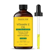 Vitamin E Oil 4 Oz Vitamin E oil for Skin, Face Oil, Hair Oil and Body Oil- 1...