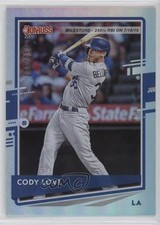 2020 Donruss Nickname Variation Milestone Stat Line /250 Cody Bellinger #84 0nr3