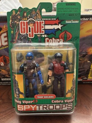 2003 GI JOE Cobra   VIPER & ALLEY VIPER Spy Troops 2 PACK NEW ARAH O RING