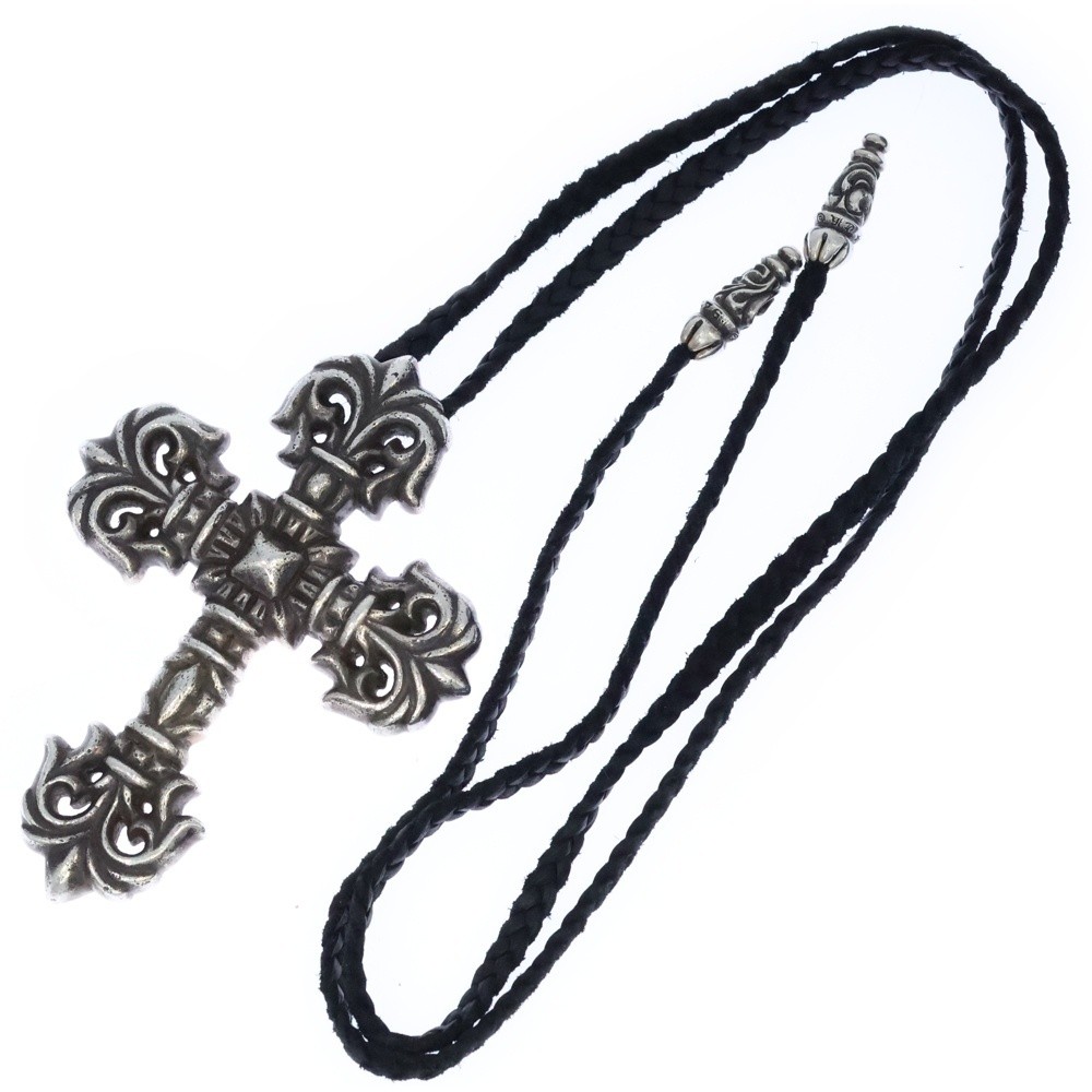 Chrome Hearts Floral Cross 1P Necklace Sterling P0051693 thumbnail 2