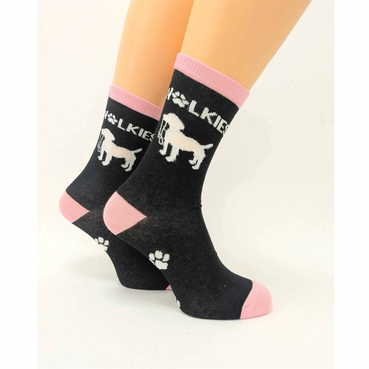 Walkies Socks - Size 4 - 8, Socks, Dogs, Gift