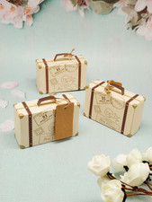 10/50pcs Kraft Paper Gift Boxes with Hemp Rope Candy Party Packaging Boxes