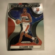 2024-25 Prizm Alexandre Sarr Wizards Deep Space Rookie Insert #9