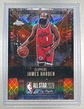 James Harden 2025 Topps Chrome Cactus Jack All-Star #17 Orange Refractor /50