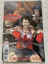 CIVIL WAR II - CHOOSING SIDES #5 Justin Trudeau Variant Marvel Comics 2016 NM 