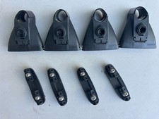 Set Of 4- Yakima Railrider 1 Towers W Landing Pads - Roof Racks - Nice Set Of 4- Yakima Railrider 1 Towers W Landing Pads - Roof Racks - Nice