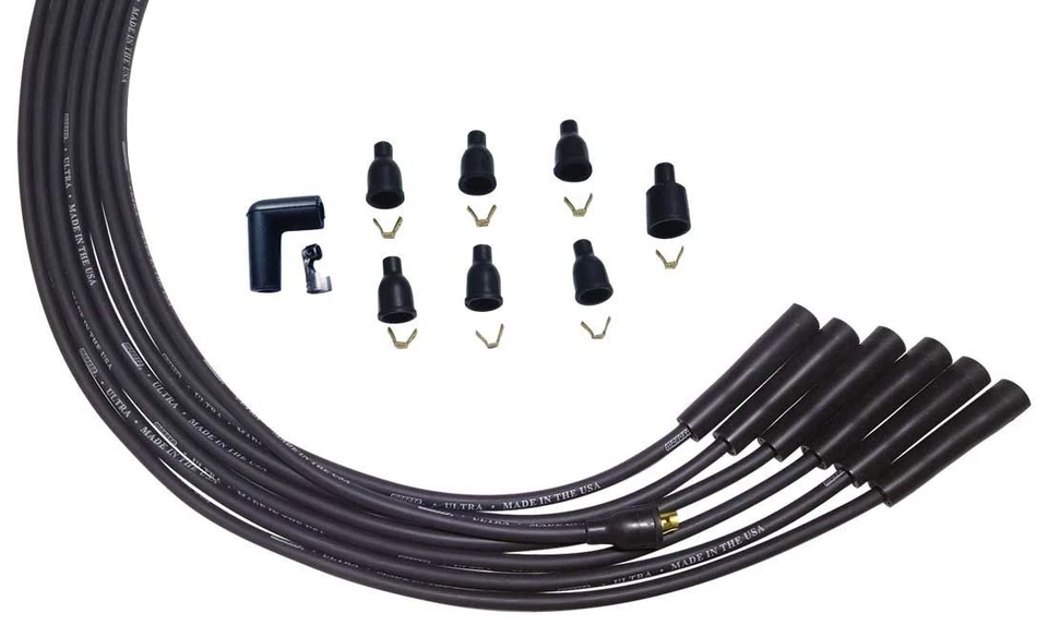 Moroso 51003, Kit Juego de cables Ultra Plug Universal 6 cilindros Negro Piezas de rendimiento Foto 3 de 4