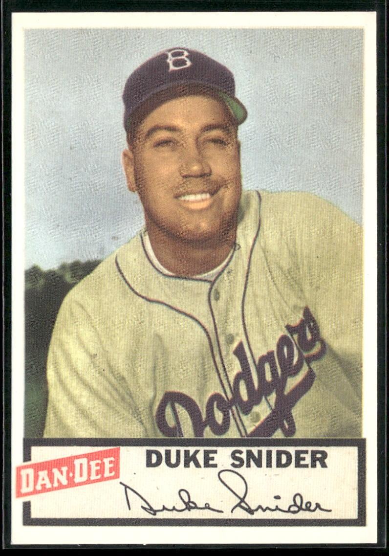 1954 Dan-Dee Potato Chips (1988 Reprint) #NNO Duke Snider
