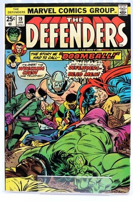 DEFENDERS #19   [6.0]   1974   Gil Kane   VALUE STAMP INTACT   2nd Wrecking Crew