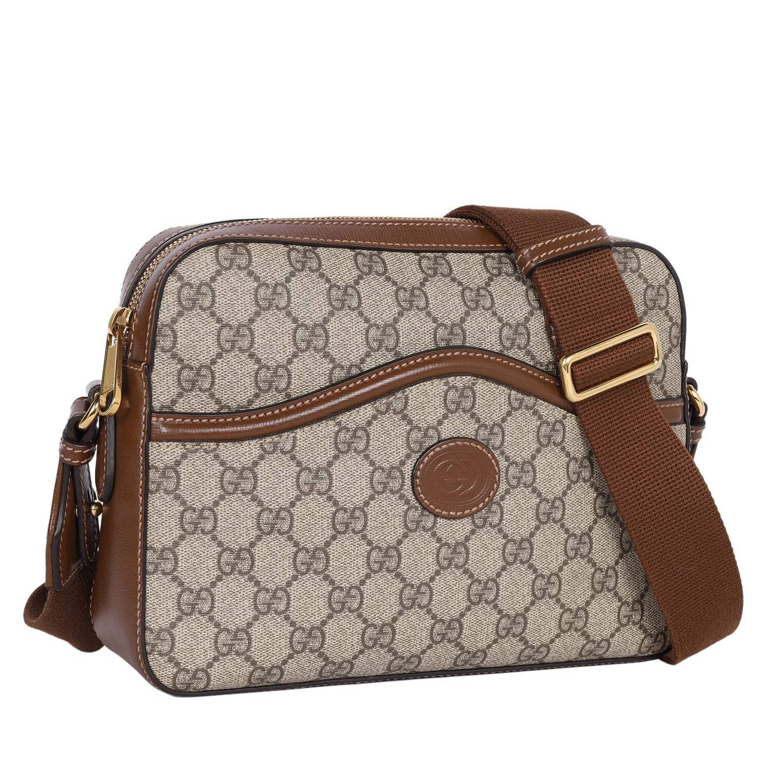 Gucci Supreme Monogram Interlocking G Messenger S… - image 3