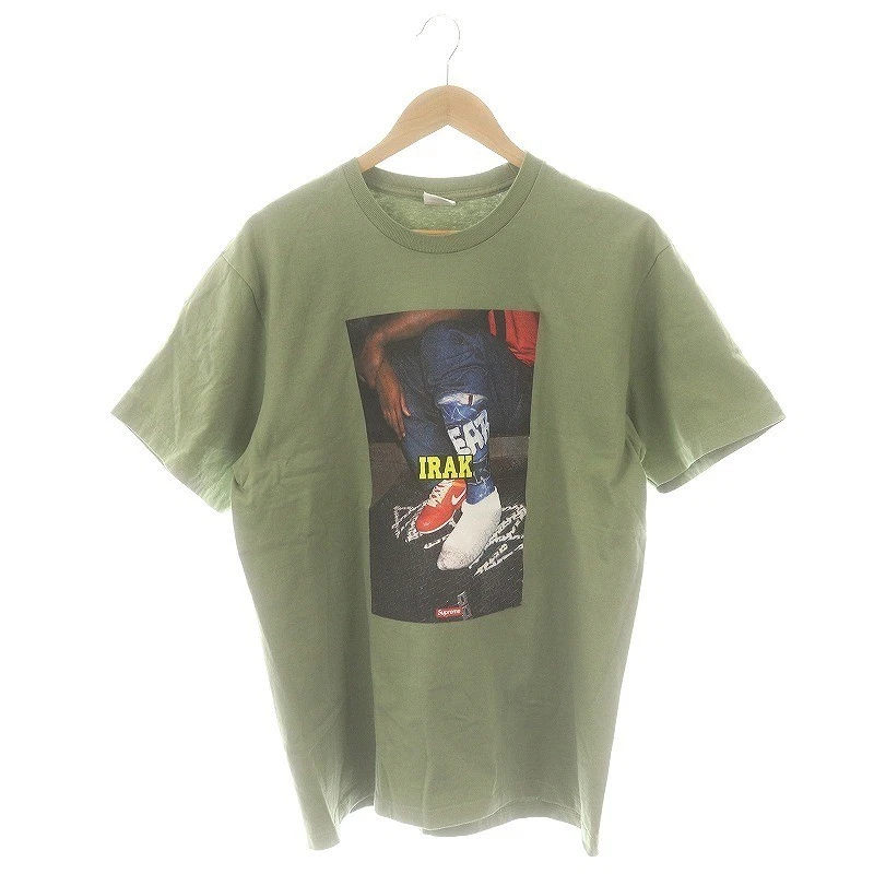 Supreme 22AW IRAK Cast Tee shirt manches courtes M kaki MF OS AD hommes s
