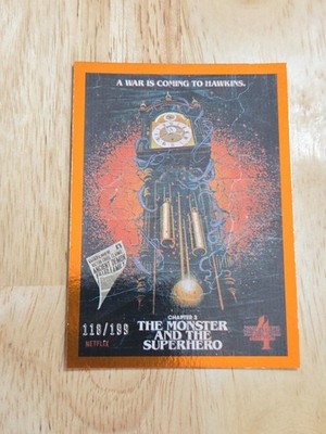 2023 Zerocool Stranger Things Monster And Superhero Orange /199 Butcher Billy