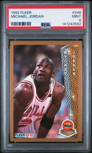 1992 FLEER MICHAEL JORDAN #246 PSA 9