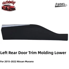 Left Rear Door Trim Molding Lower 828719UA0A For 2015-2022 Nissan Murano