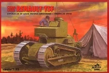 1/35 Renault TSF Command Tank Plastic Model Kit WWI