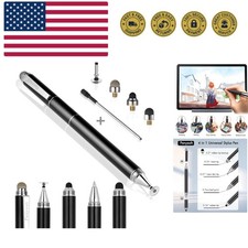 Stylus Pen, 4 in 1 Disc Stylus Pens for Touch Screens, High Precision and Sen...