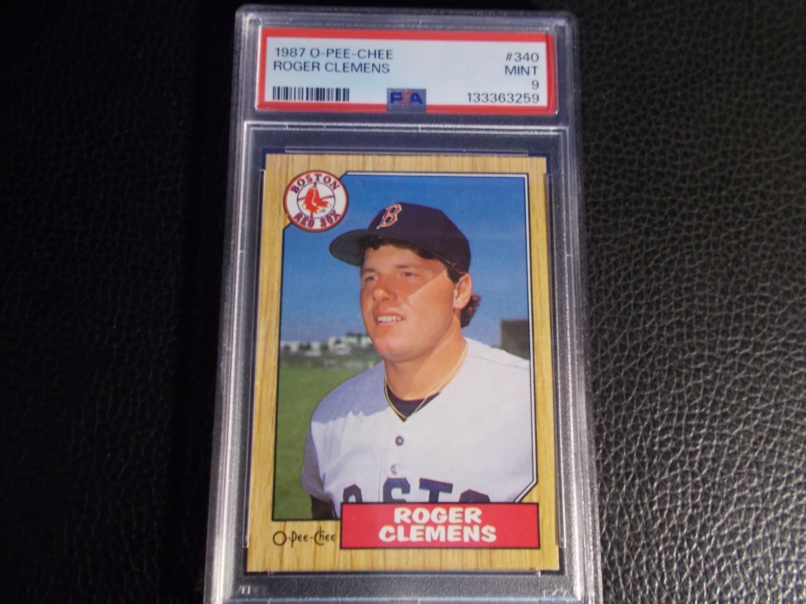 1987 O PEE CHEE #340 ROGER CLEMENS PSA 9 !!!