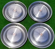 4 Factory Cadillac Wheel Covers Hubcaps Hub Caps Oem Eldorado Fleetwood 1974-76