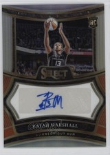 2025 Panini Select WNBA Signatures Rayah Marshall #SG-RM Rookie Auto RC 5l1