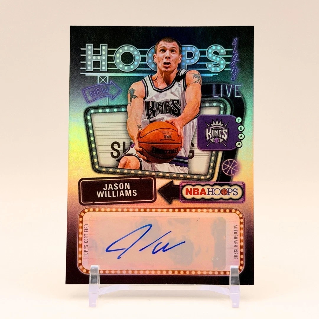 Jason Williams Basketball Autographed Sports Trading Cards