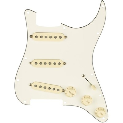 Fender Tex-Mex Loaded Stratocaster Pickguard, Parchment
