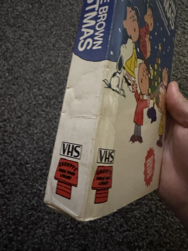 Charlie Brown Christmas 1985 Media BIG BOX 1st Release RARE VHS Snoopy - Image 3 of 4