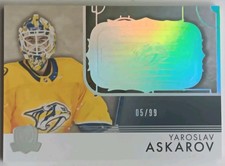 2023-24 UD The Cup Rookie Rink Gallery Yaroslav Askarov /99 Preds Sharks