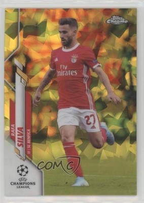 2019-20 Topps Chrome UEFA Champions League Sapphire Yellow 28/99 Rafa Silva 0e22