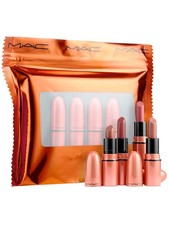 MAC Shiny Pretty Things Set of 4 Mini Lipsticks Gorgeous Neutral Shades Ltd Edit