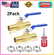 5/8 Heater Hose Shut off Valve, 2Pack In-Line Shut off Valve for 5/8  Heater Hos