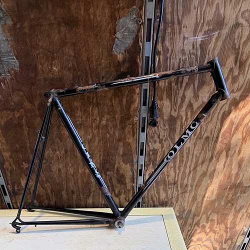 Colnago Super Steel Road/Racing Bike Frame & Fork Black 56cm 700C