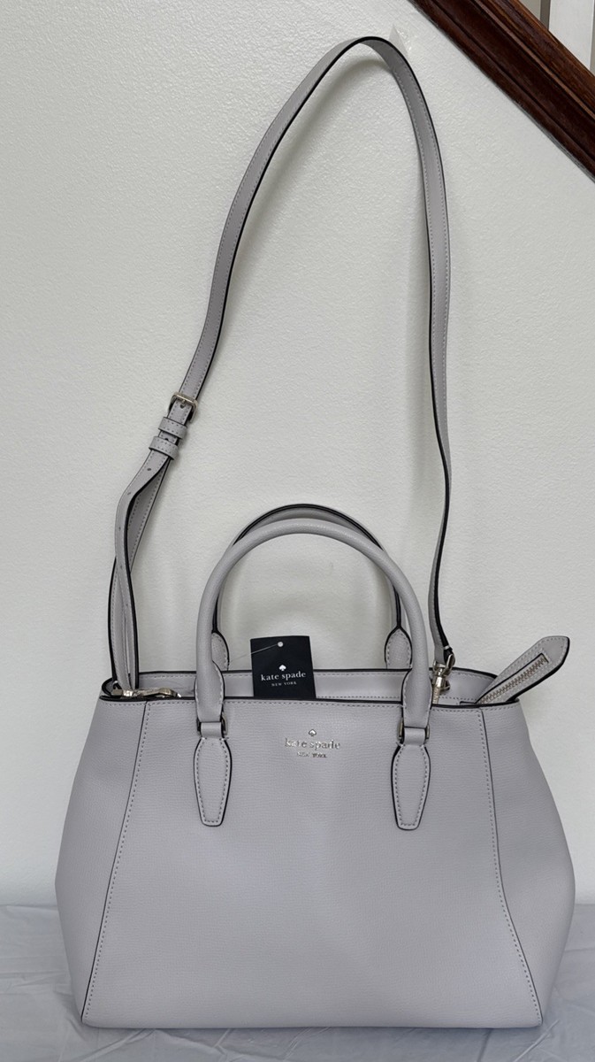 Kate Spade Kristi Leather Satchel KA696 Warm Cement NWT $399