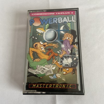 Powerball Commodore 16 C16 plus 4 Spiele - 1986 Kassettenspiel
