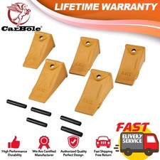 5 Pack X156 Short Bucket Teeth & Long Pins Set for Hensley 156 Mini Excavators