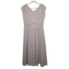 Vintage 60s 70s Popsicles Ice Cream Cones All Over Maxi Union Dress Kay Windsor