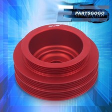 For B-series B16 B18 B20 Jdm Engine Harmonic Balancer Crank Pulley Wheel Set Red