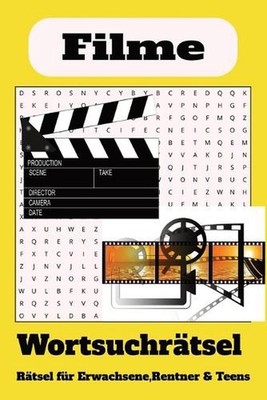 Wortsuchrtsel zum Thema Filme: Wortsuchr?tsel mit leicht lesbaren Druck zum Them