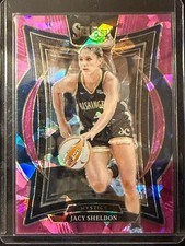 2025 Panini WNBA Select Basketball Jacy Sheldon 73 Concourse Pink Ice Prizm