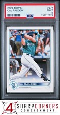 2022 TOPPS #277 CAL RALEIGH RC MARINERS  PSA 9