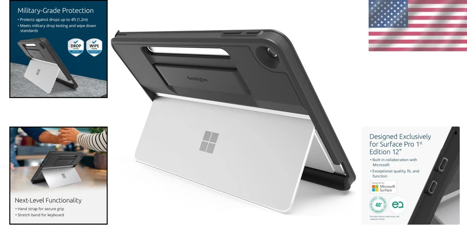 Military-Grade Blackbelt EQ Case for Surface Pro 12 - Ultimate Travel Companion - Image 2 of 4