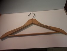Penn Sheraton Hotel, Philadelphia PA Vintage Wooden Coat / Suit Hanger
