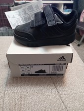 Size UK 4 (GS) - adidas Tensaur Sport Low Black - GW6424