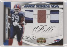 2011 Panini Gridiron Gear Rookie Gems Trio Prime 5/50 Marcell Dareus #13 0q3