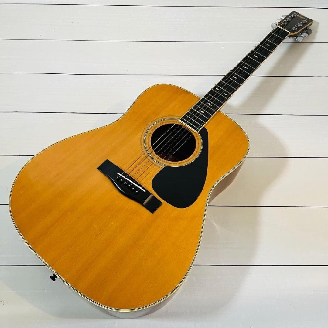 Rare Yamaha Fg-351B Acoustic Guitar With Hard Case Safe delivery