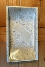 Real Luxurious Natural Marble Vanity Tray Genuine Marble Storage Tray 9.5  x5.5  