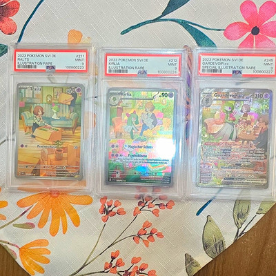 Pokémon TCG PSA 9 3er Lot DE SVI 2023 Ralts #211 Kirlia #212 Gardevoir ex #245