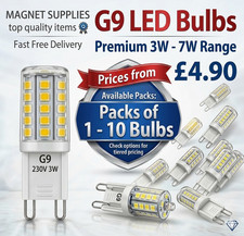 G9 LED Bulbs 3W 5W 7W Replacement Capsule Lamps Various Packs- FAST FREE POSTAGE