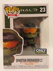 SPARTAN GRENADIER w/ HMG Funko Pop! 2022 Halo Best Buy Exclusive 23 Vaulted NIB