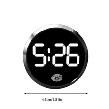 Car Dashboard Digital Clock Mini Electronic Vehicle Dash Clock LED Display